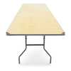 Atlas Commercial Products TitanPRO™ Heavy Duty Birchwood Folding Banquet Table, 8 Ft. x 30" HD5-3096